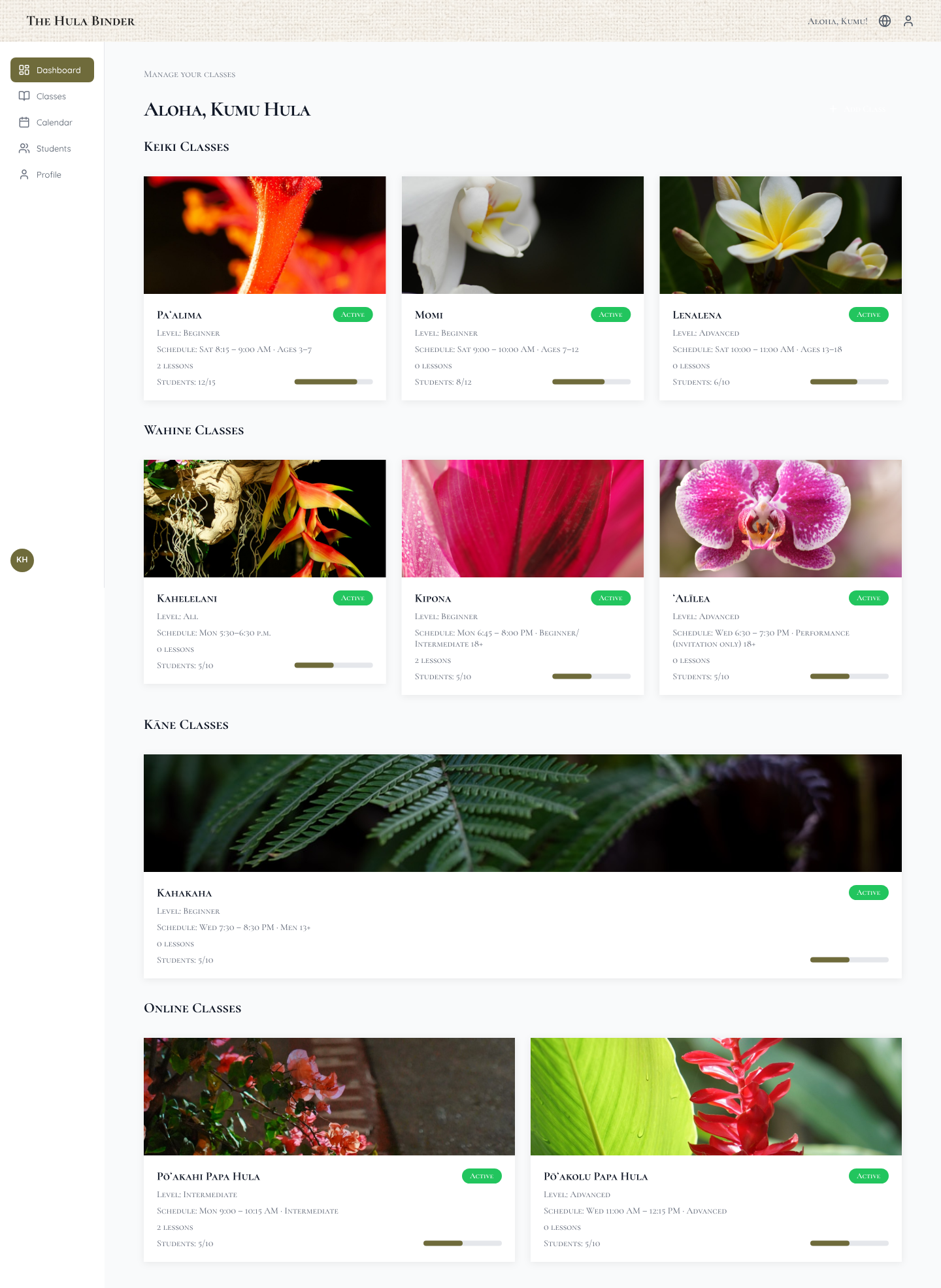 The Kumu Dashboard preview